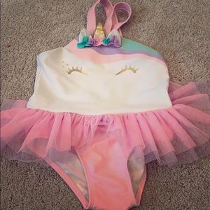 Girls unicorn swimsuit